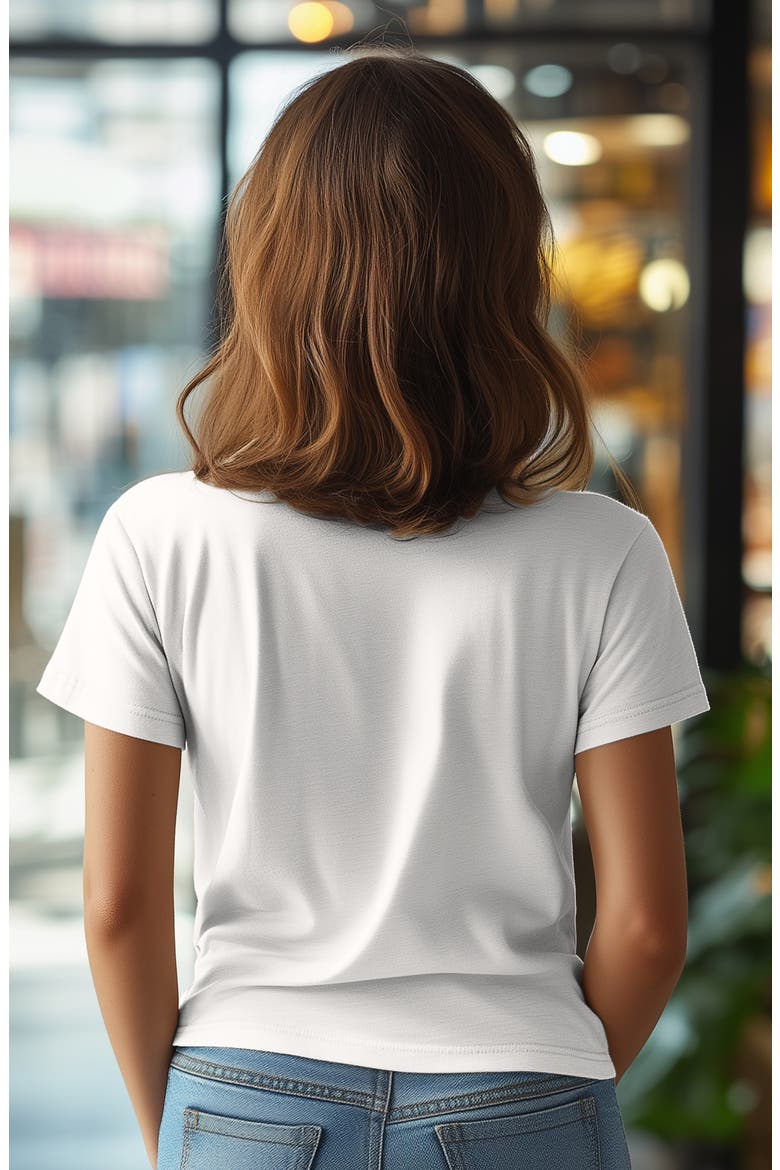 Be Kind Womens Relaxed Tee, Alternate, color, Vintage White