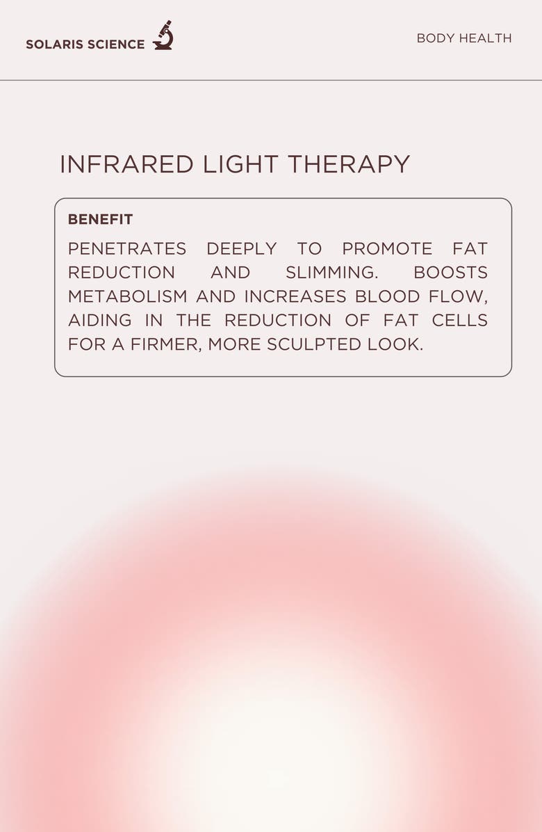 SOLARIS LABORATORIES NY Infrared & Red Light Belt, Alternate, color, Black