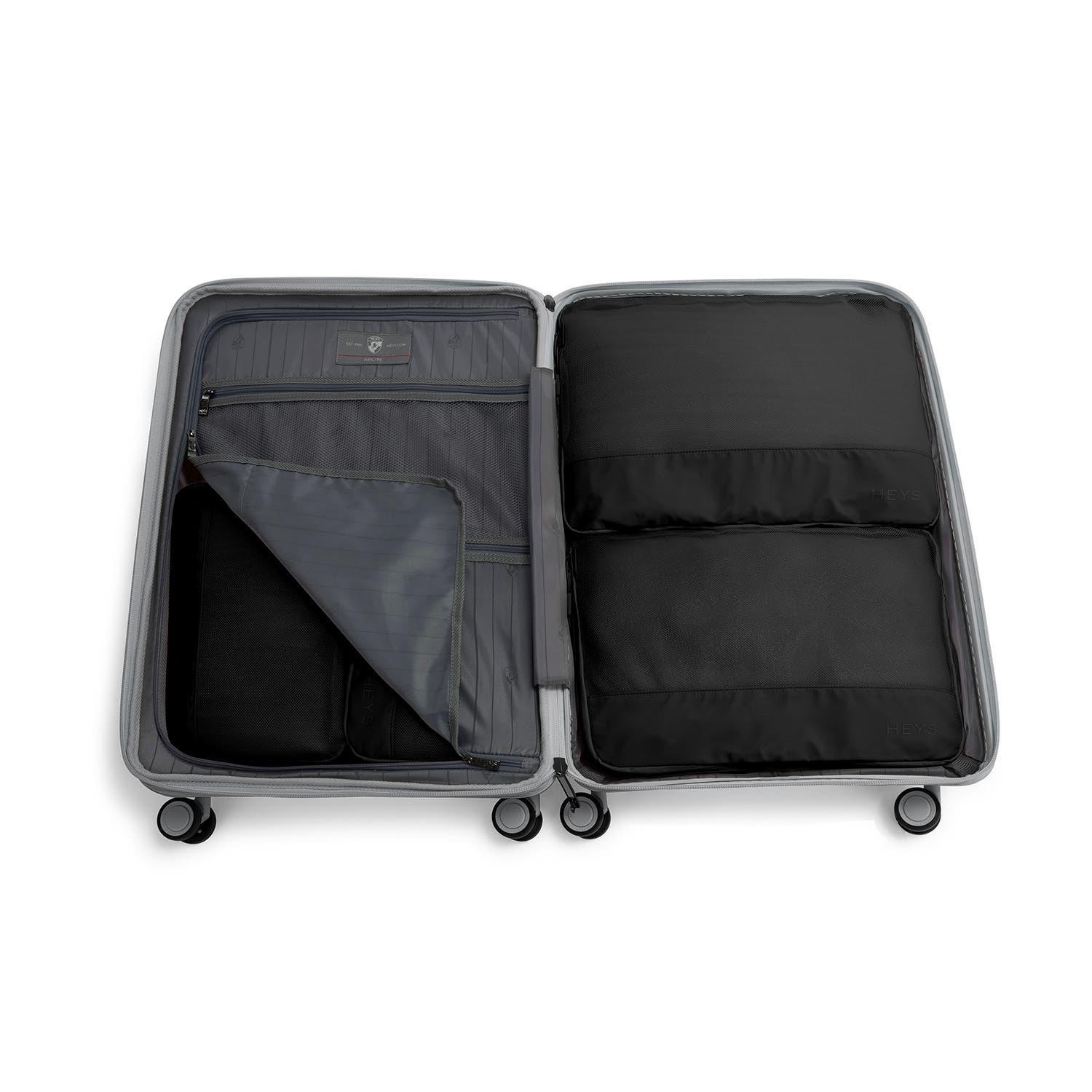 Heys Ecotex<sup>®</sup> Packing Cube 5 Piece Set, Alternate, color, Black Onyx