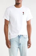 RIOT SOCIETY Rose Barbed Wire Embroidered T-Shirt