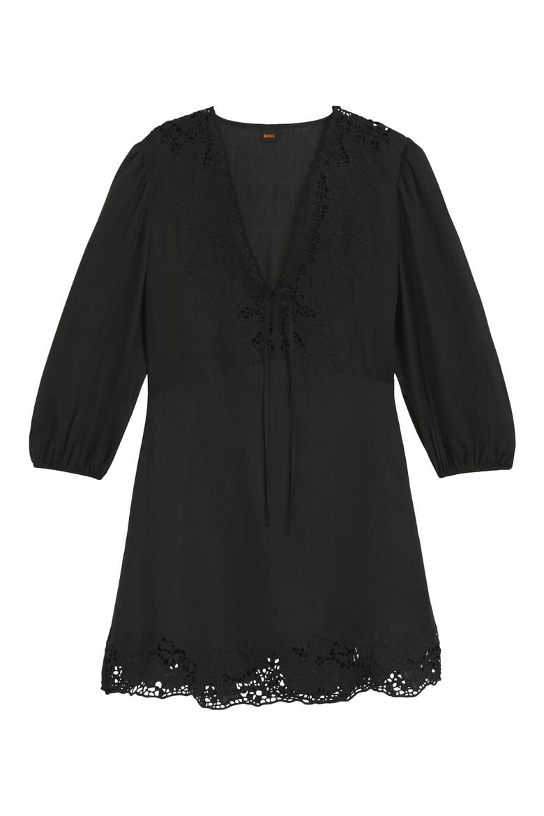 Minidress, Alternate, color, BLACK