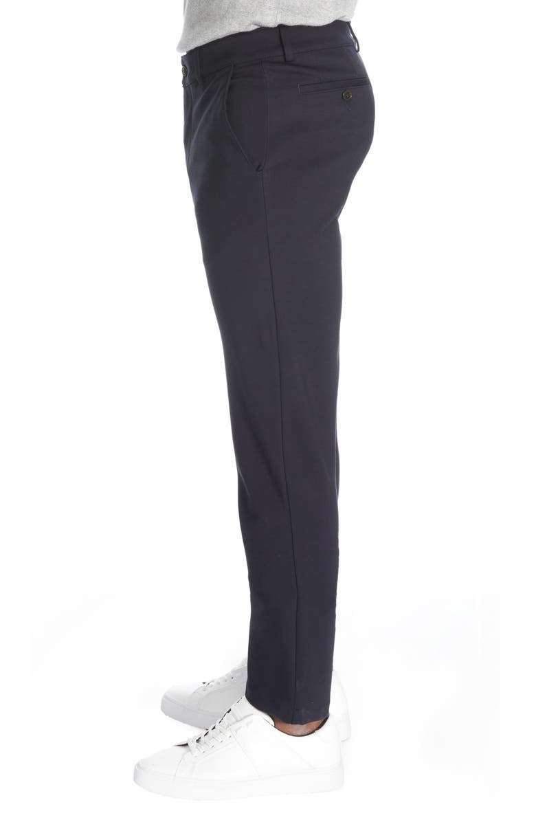 Jack Victor Filip Jersey Flat Front Pants, Alternate, color,