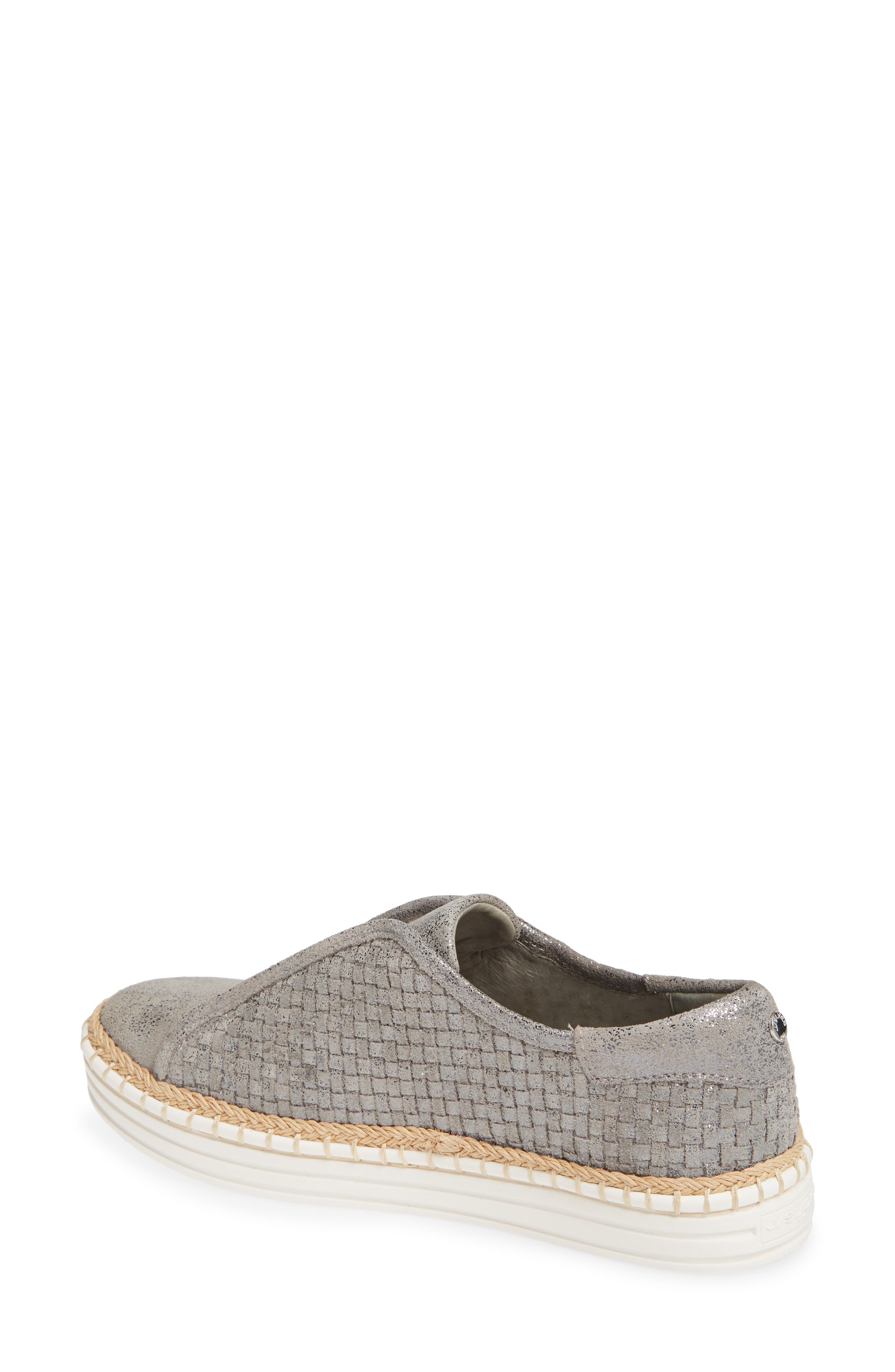 Kayla Slip-On Sneaker, Alternate, color, PEWTER KISS LEATHER