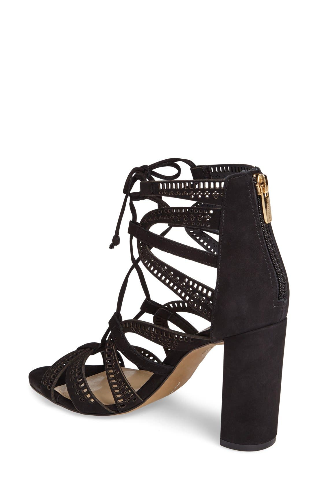 Vince Camuto Mindie Ghillie Sandal, Alternate, color, 