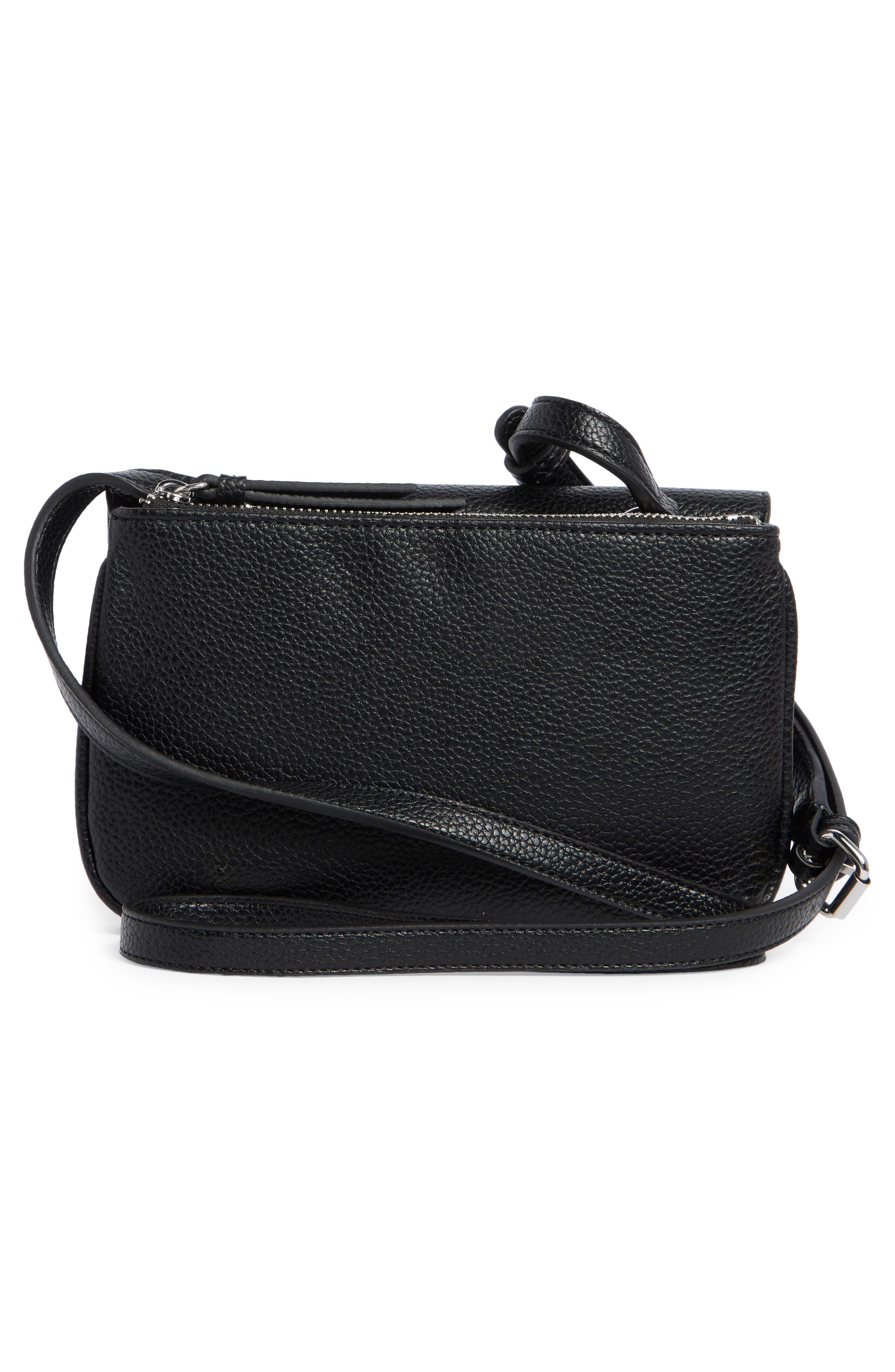 Calvin Klein Arya Crossbody Bag, Alternate, color, Black/ Silver