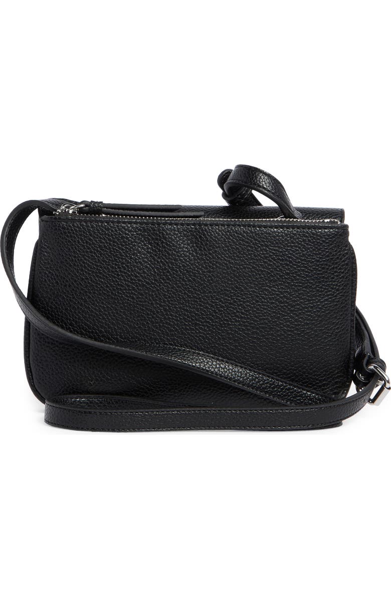 Calvin Klein Arya Crossbody Bag, Alternate, color, Black/ Silver