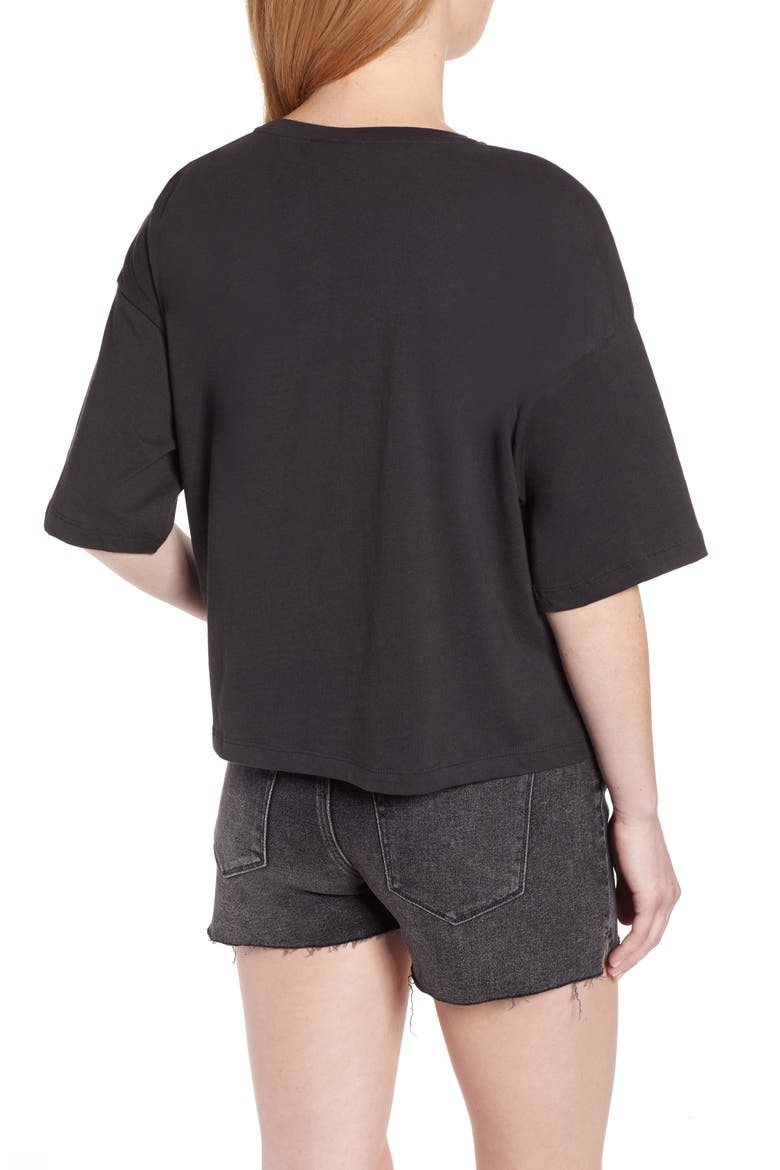 Madonna Boxy Graphic Tee, Alternate, color, BLACK