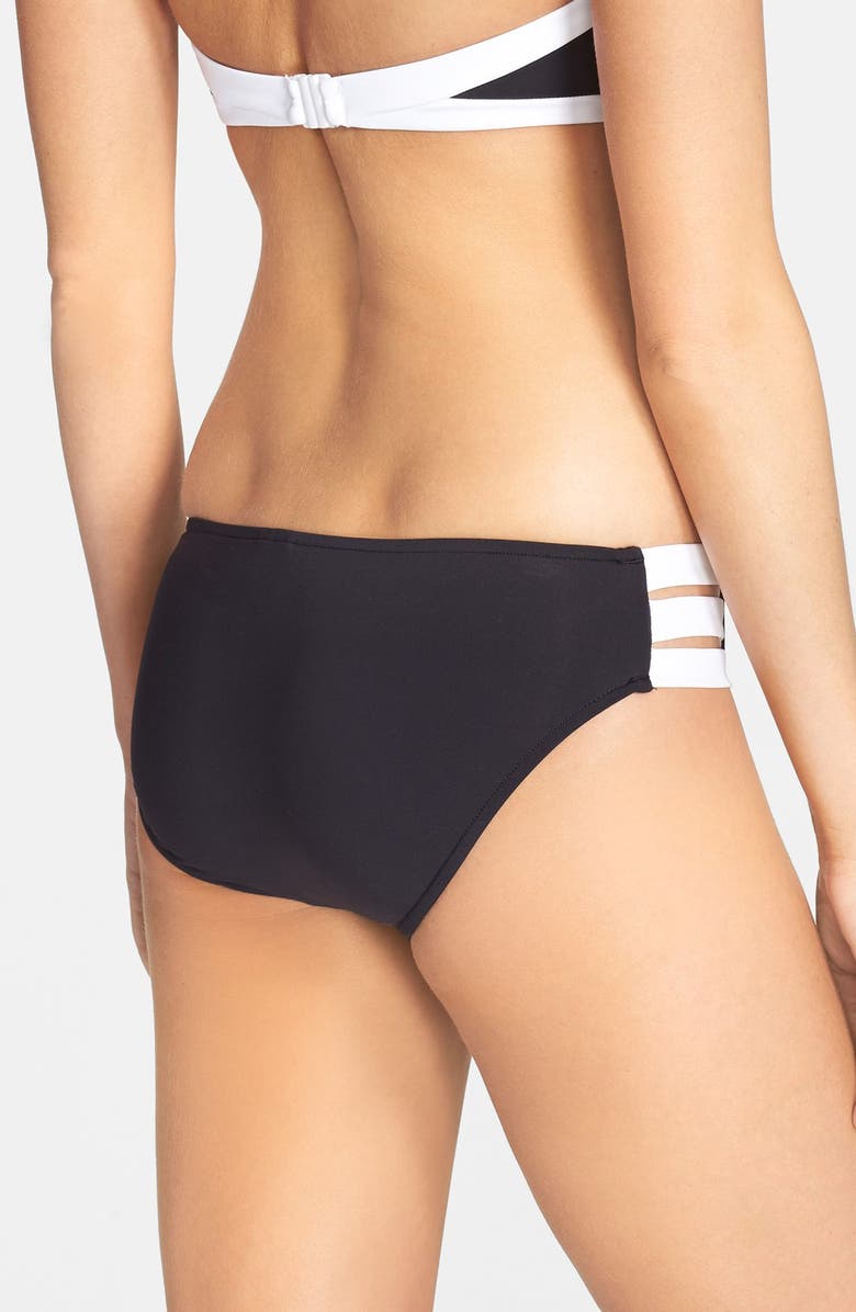 Seafolly 'Block Party' Strappy Hipster Bikini Bottoms, Alternate, color,