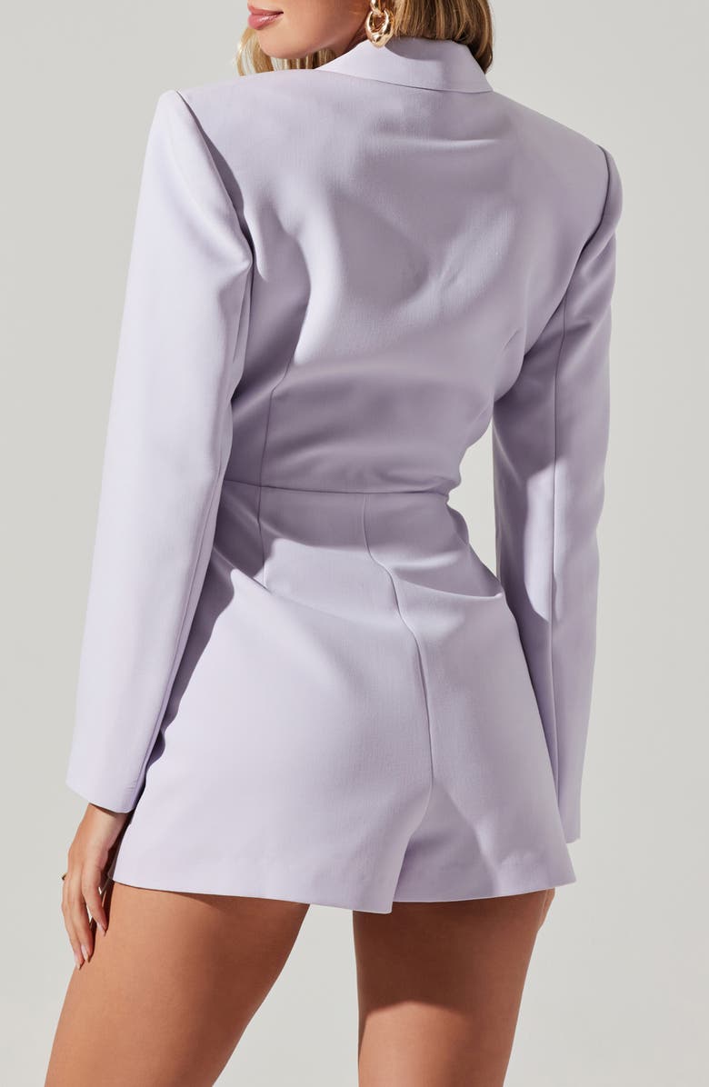 ASTR the Label Callista Romper, Alternate, color, Lilac