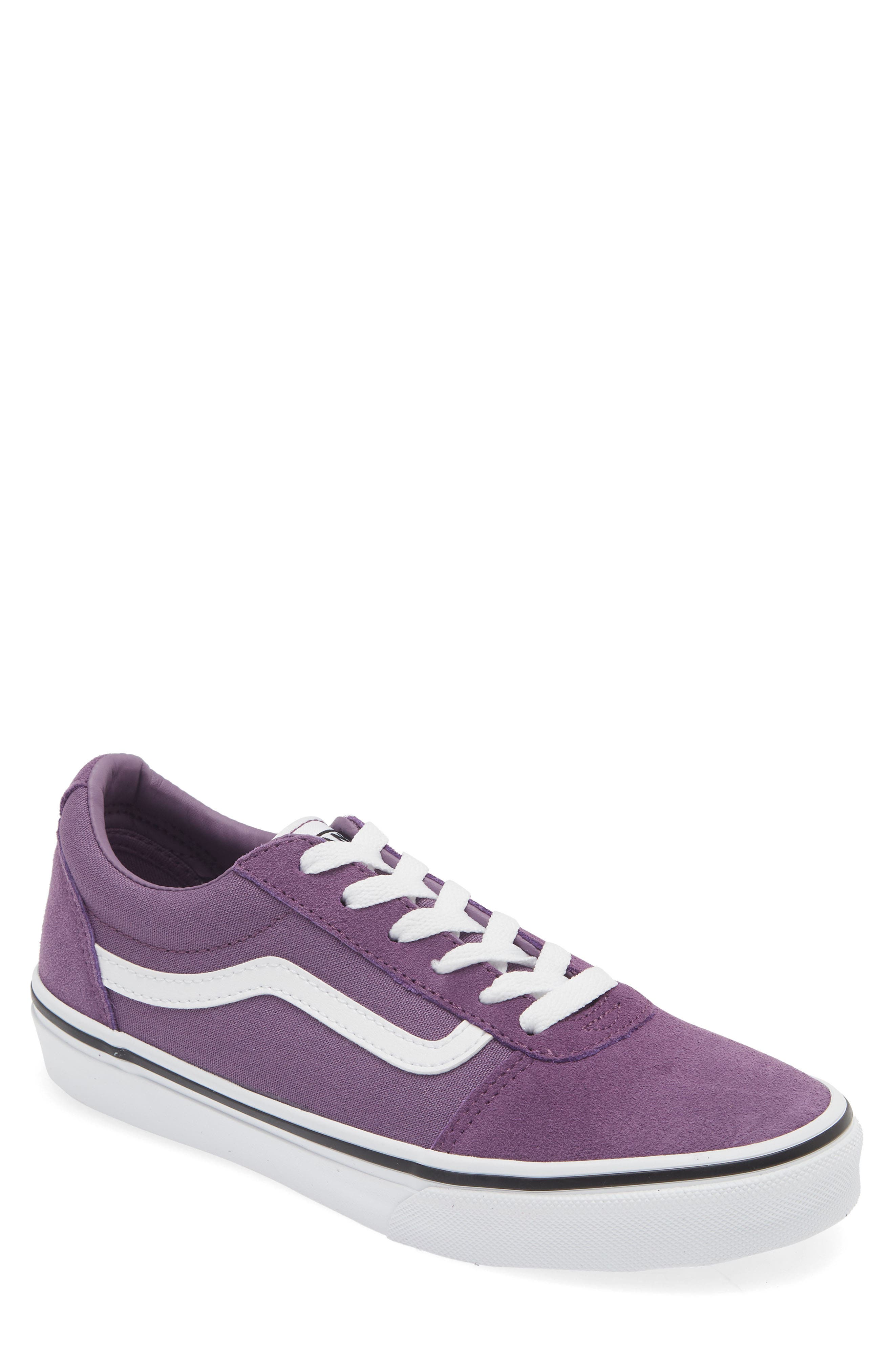 Kids' Ward Sneaker, Main, color, SUEDE/ CANVAS GRAPE JAM