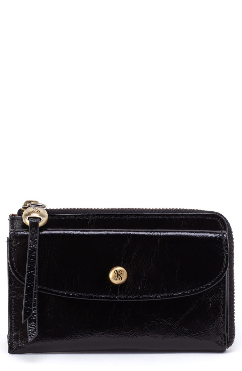 HOBO Addi Leather Card Case, Main, color, 