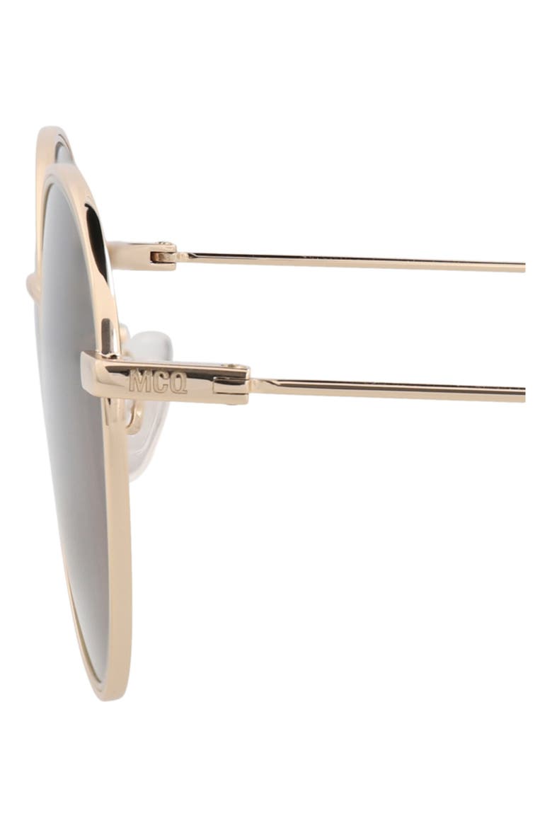 49mm Core Round Sunglasses, Alternate, color, GOLD GOLD BROWN