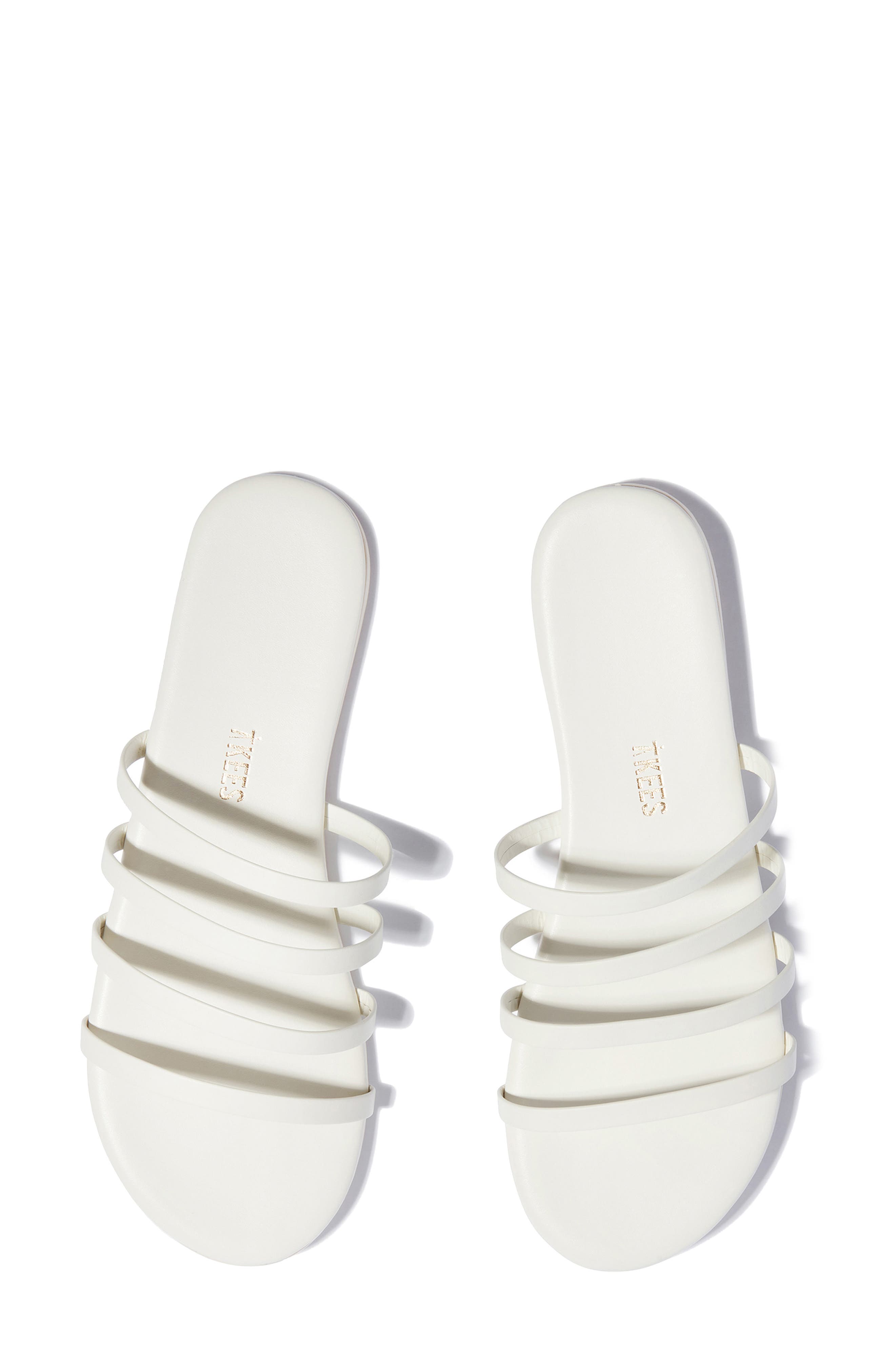 TKEES Senna Strappy Slide Sandal, Alternate, color, Cream
