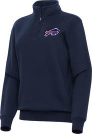 ANTIGUA Women's Antigua Navy Buffalo Bills Victory Quarter-Zip Top