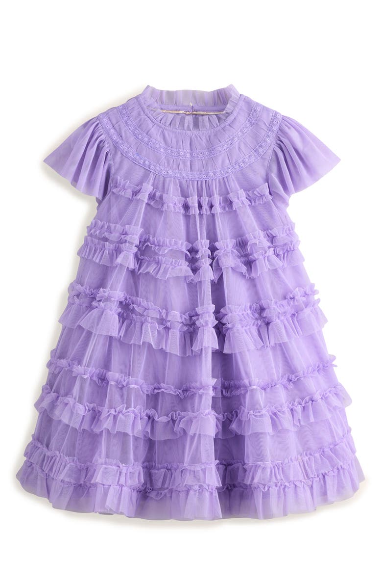 Mini Boden Kids' Winnie Tiered Tulle Dress, Main, color,