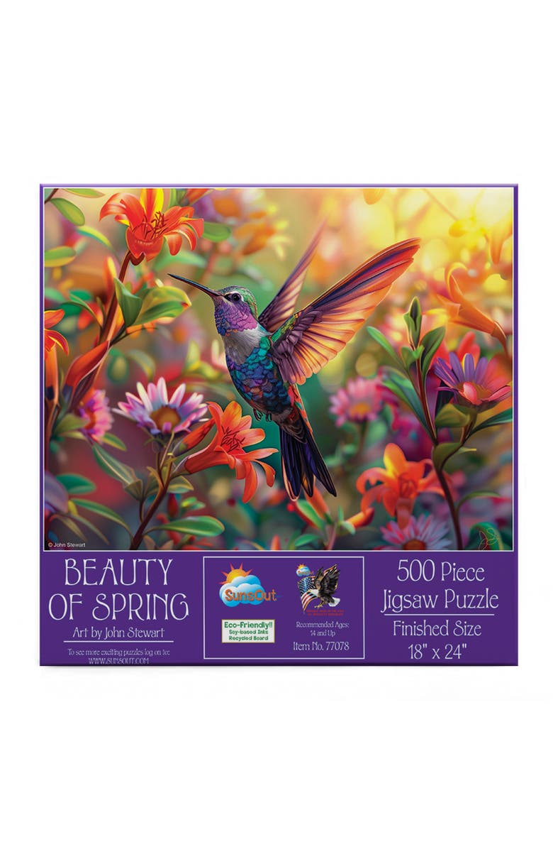 Sunsout Beauty of Spring 500 piece Jigsaw Puzzle for Adults, Alternate, color, Multicolor