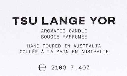 Tsu Lange Yor Sassafras Scented Candle In Green
