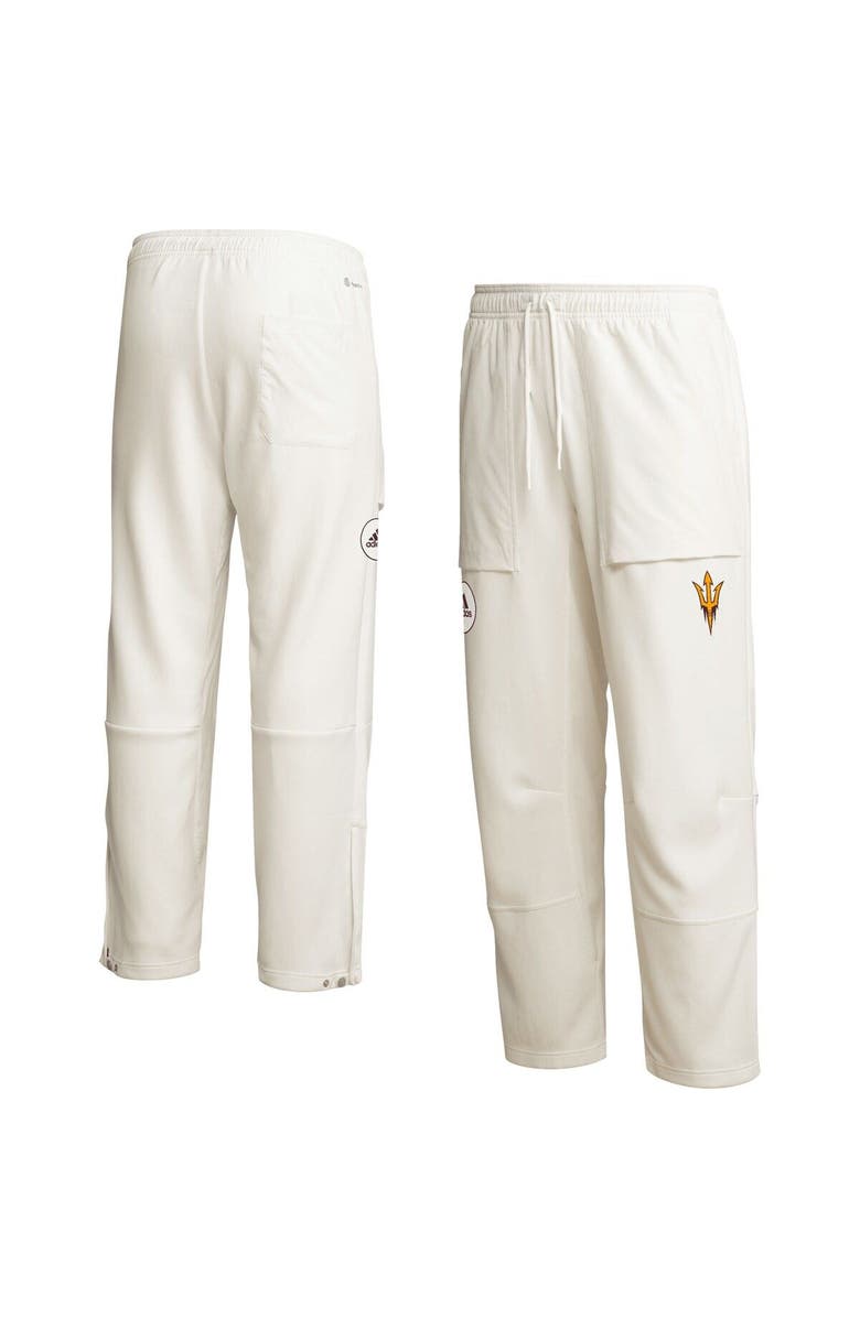 adidas Men's adidas Cream Arizona State Sun Devils Zero Dye AEROREADY Pants, Main, color, 