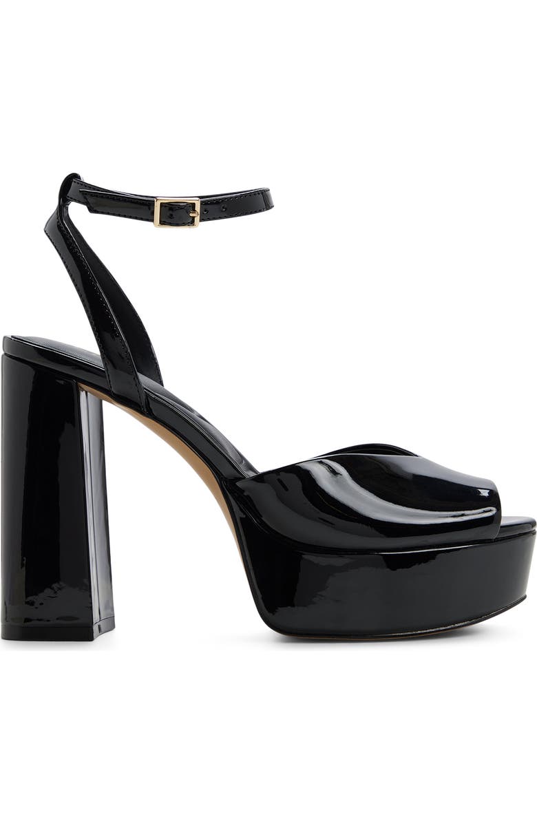 ALDO Monnae Ankle Strap Peep Toe Platform Sandal, Alternate, color,