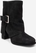 Forever & Always Shoes Lore Leather Block Heel Boot