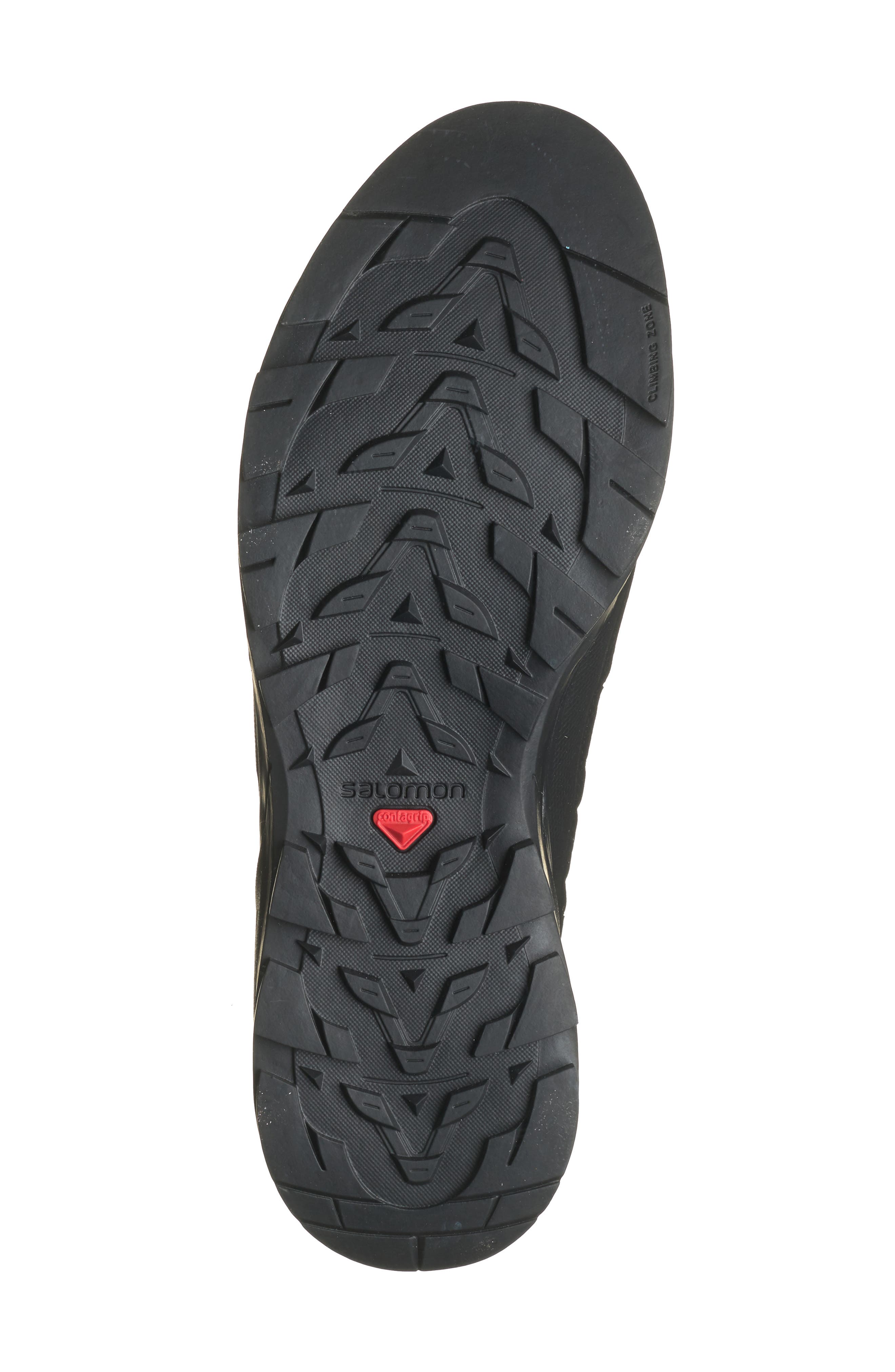 Salomon X-Alp Gore-Tex<sup>®</sup> Waterproof High Top Sneaker, Alternate, color, Black/Black/Asphalt