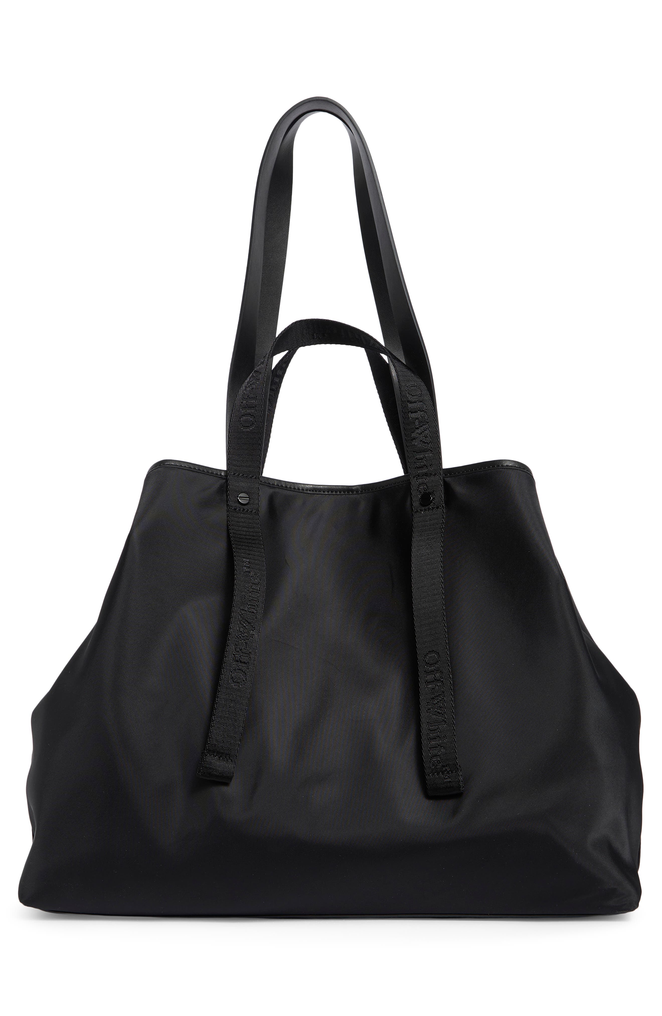 Off-White Classic Day Off Large Tote Bag, Alternate, color, Black