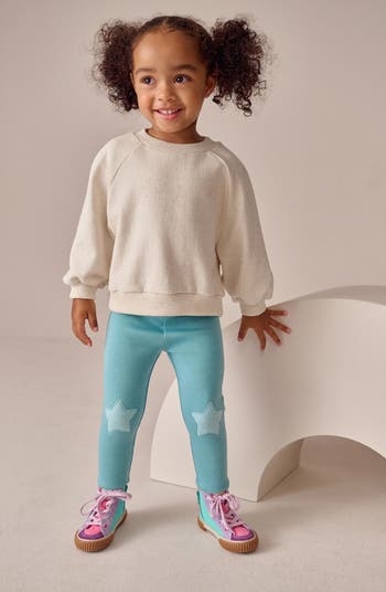 Kids' Cozy Star Knee Patch Leggings