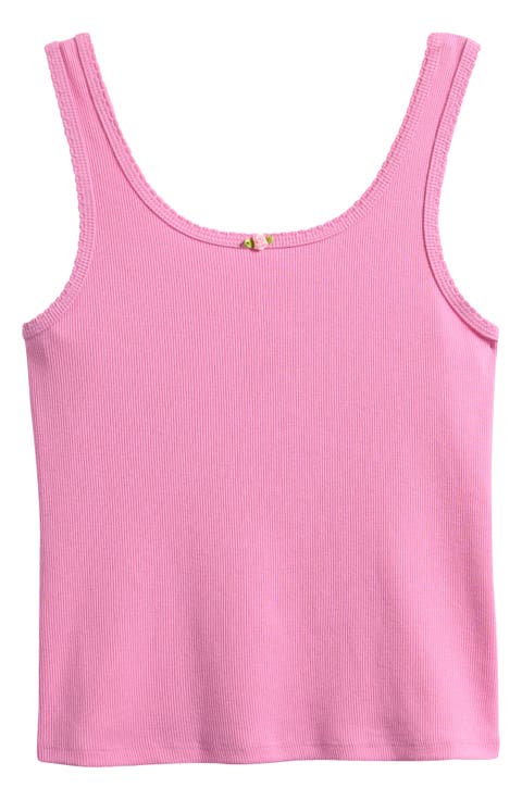 Kids' Sweet Rose Rib Tank (Big Kid)