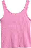 Treasure & Bond Kids' Sweet Rose Rib Tank