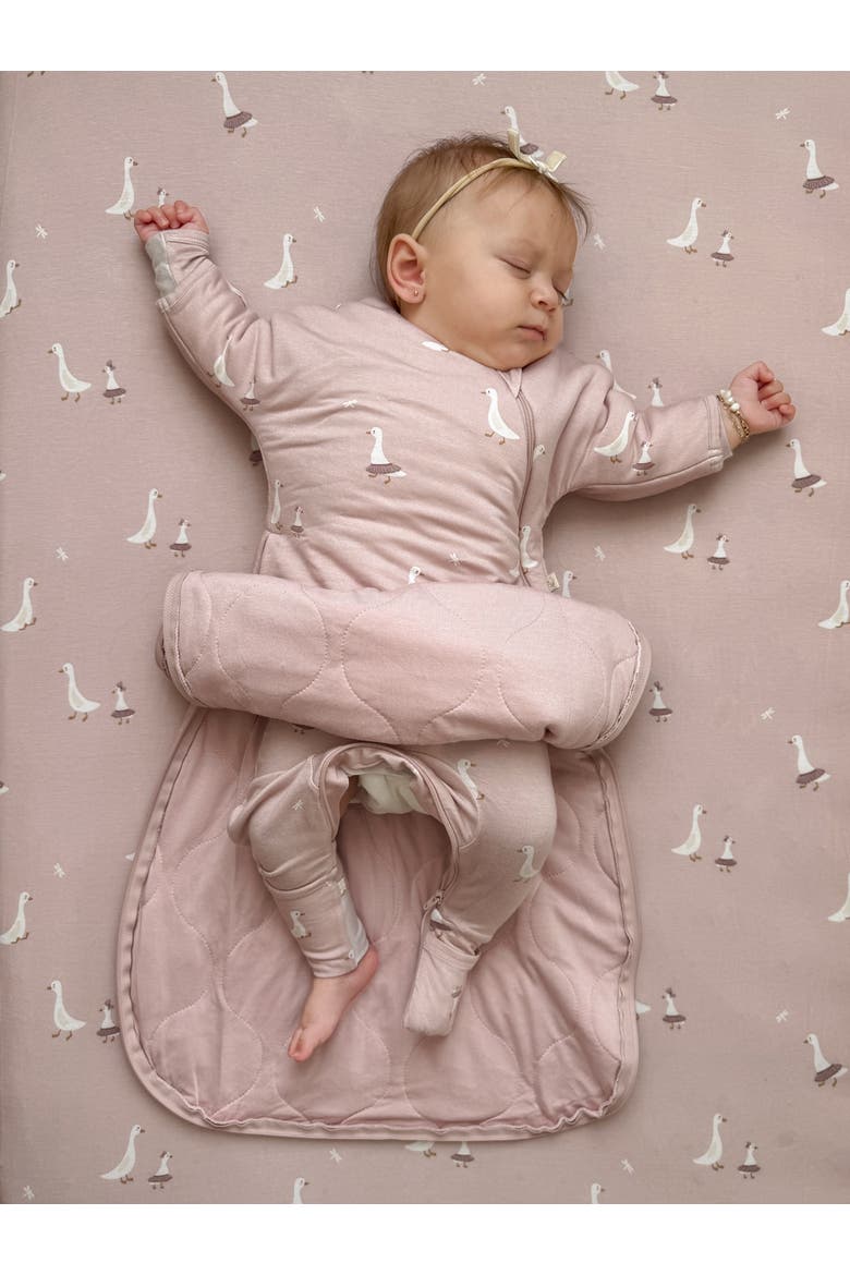 Long Sleeve Transitional Swaddle Sleep Bag, 0.5 TOG - Baby, Alternate, color, Tutu Goose