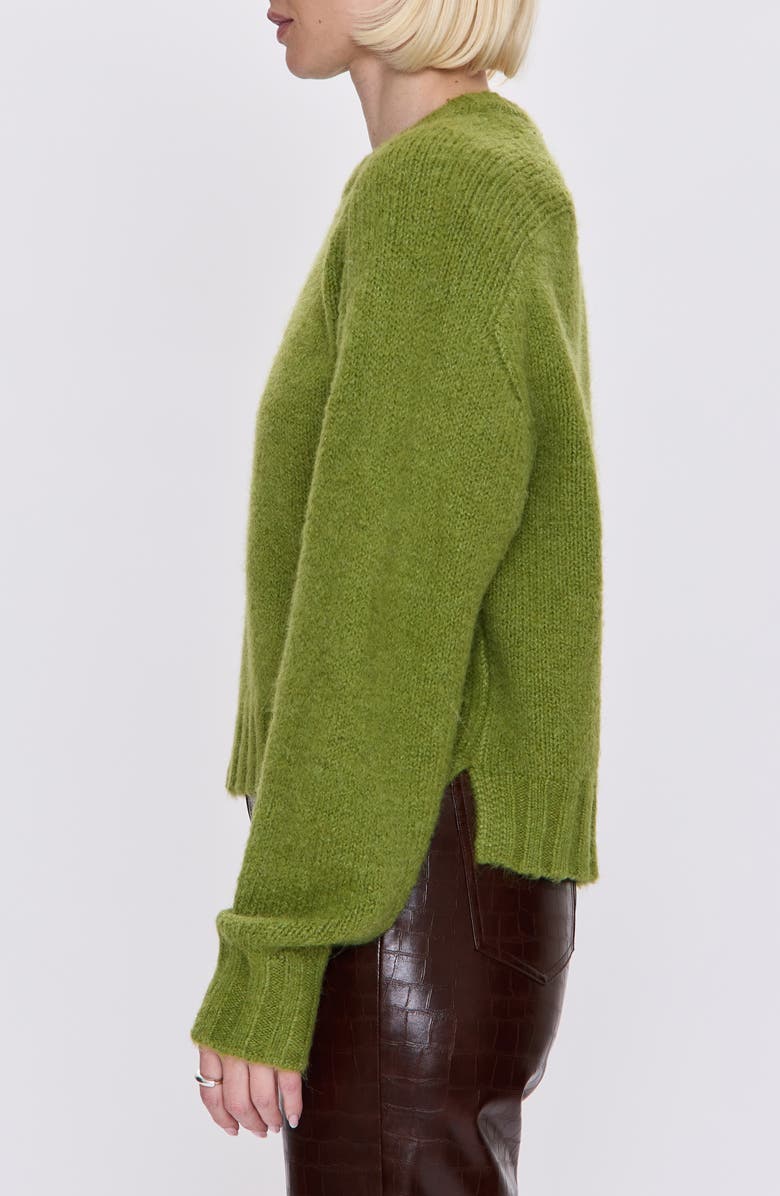 Pistola Adina Crewneck Sweater, Alternate, color, Pea Green