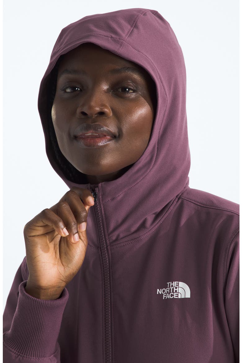 Shelbe Raschel Water Resistant Hooded Jacket, Alternate, color, MIDNIGHT MAUVE