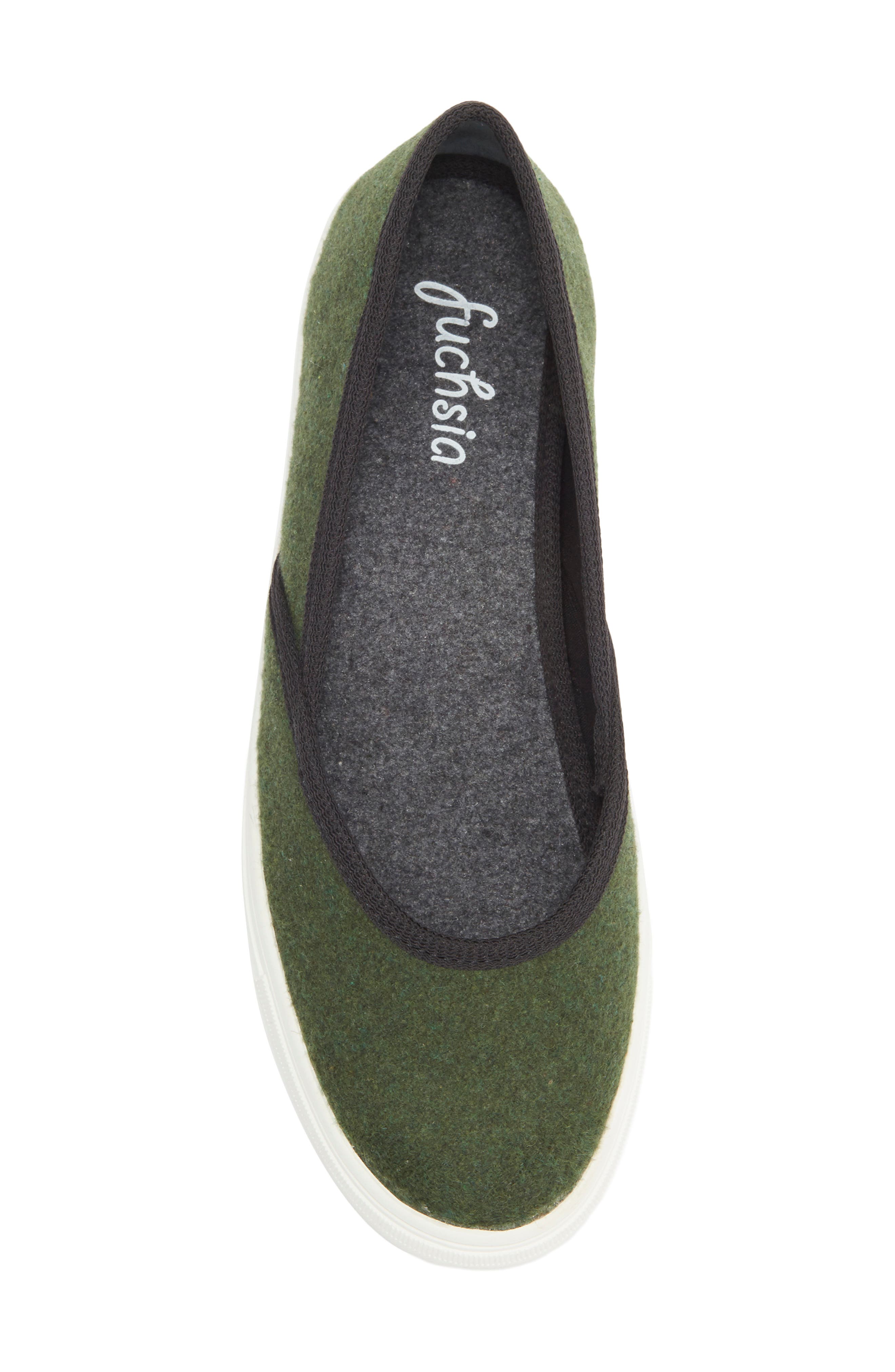 Crossover Sneaker Flat, Alternate, color, GREEN