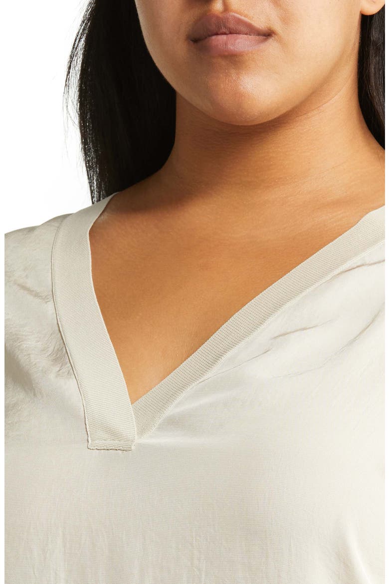 V-Neck T-Shirt, Alternate, color, PALE FAWN