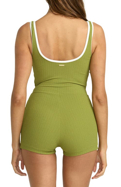 Billabong Sunrays Surf One-piece Swimsuit In Red