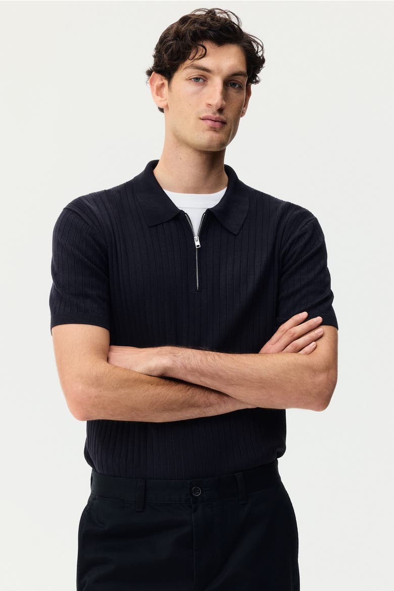 Slim Fit Polo Shirt, Main, color, Dark blue