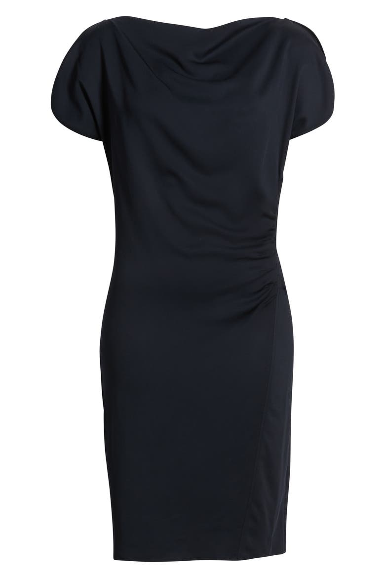 Devania Ruched Sheath Dress, Alternate, color, SKY CAPTAIN