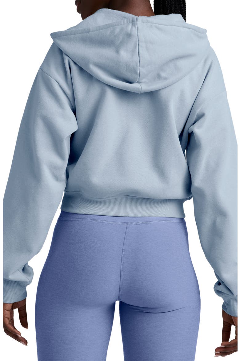 LuxeFleece Zip-Up Hoodie, Alternate, color, BLUE ZEN