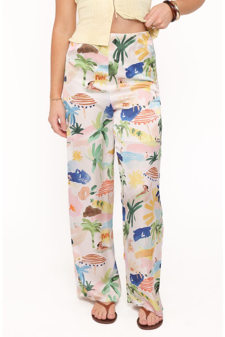 Alba Wide Leg Pants, Main, color, CREAM RESORT ISLE