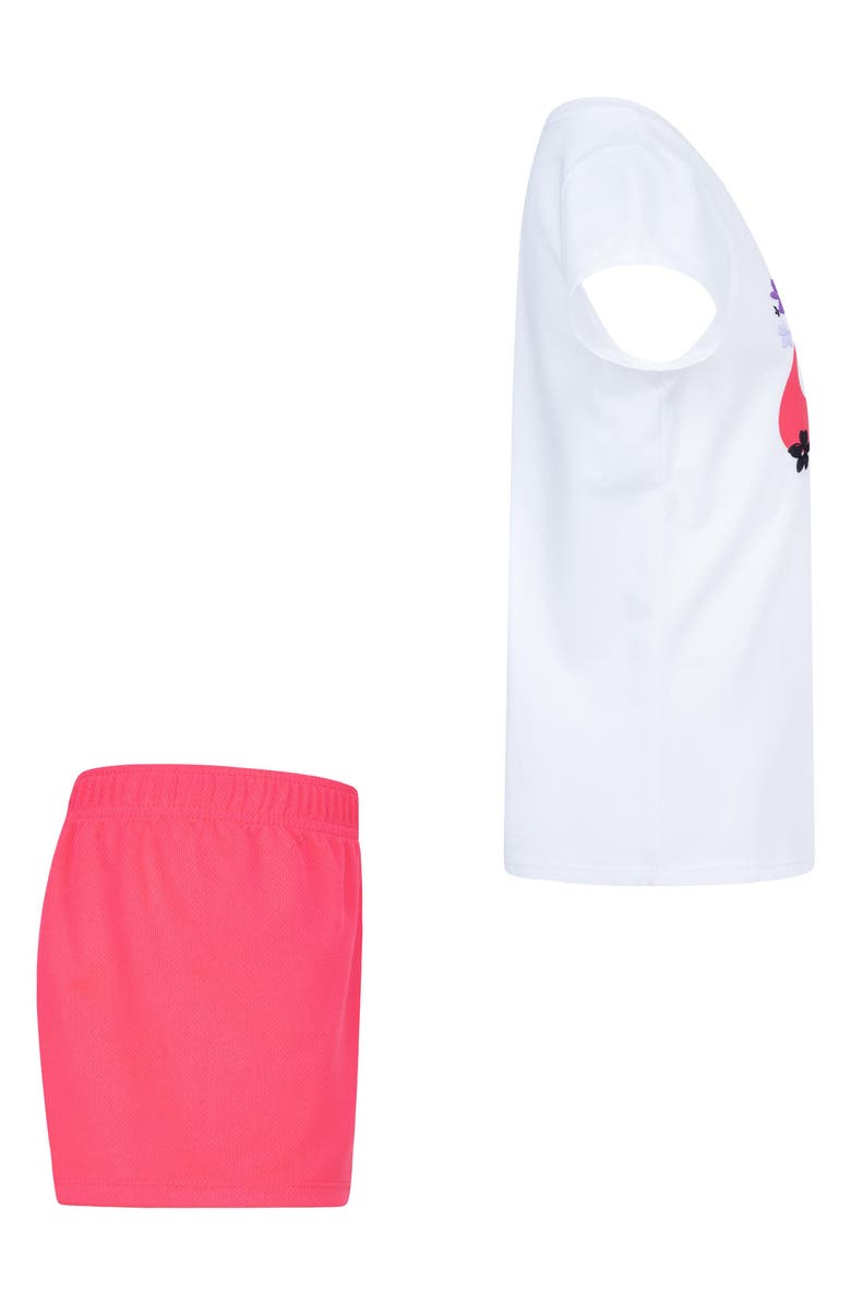 Nike Kids' Fresh Cut Graphic T-Shirt & Shorts Set, Alternate, color, Aster Pink