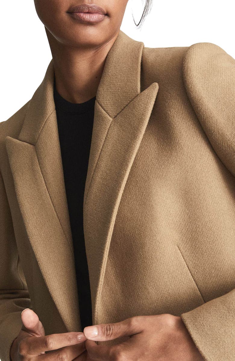 Reiss Marlow Wool Blend Coat, Alternate, color, 