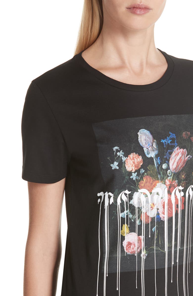 McQueen Alexander McQueen Paint Drip Tee, Alternate, color, 