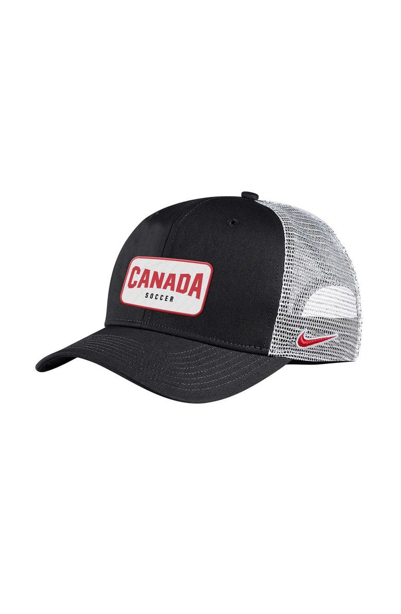 Nike Men's Nike Black Canada Soccer Classic99 Trucker Adjustable Hat, Main, color,