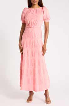 LK Bennett Pearl Puff Sleeve Maxi Dress