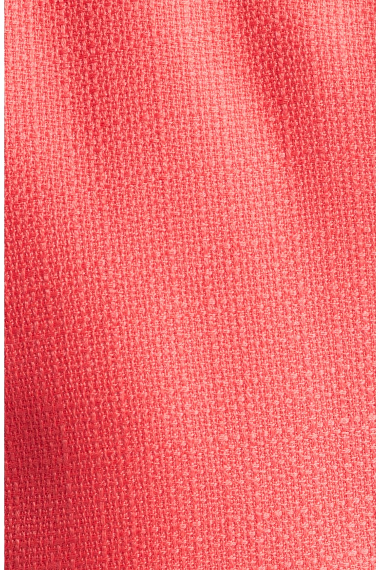 Cinch Waist Bouclé Jacket, Alternate, color, SUNSET