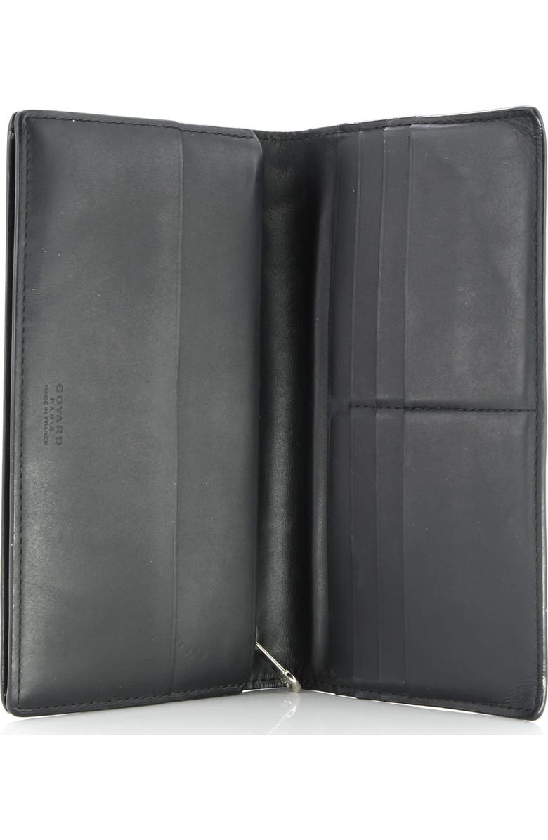 Pre-Owned Goyard Richelieu Wallet Coated Canvas Long, Alternate, color, Black