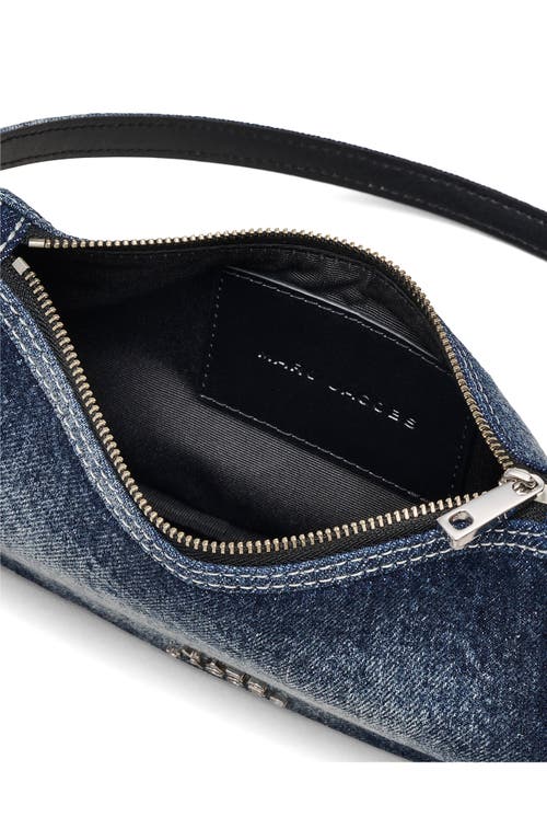 Marc Jacobs The Faded Denim Charm Shoulder Bag