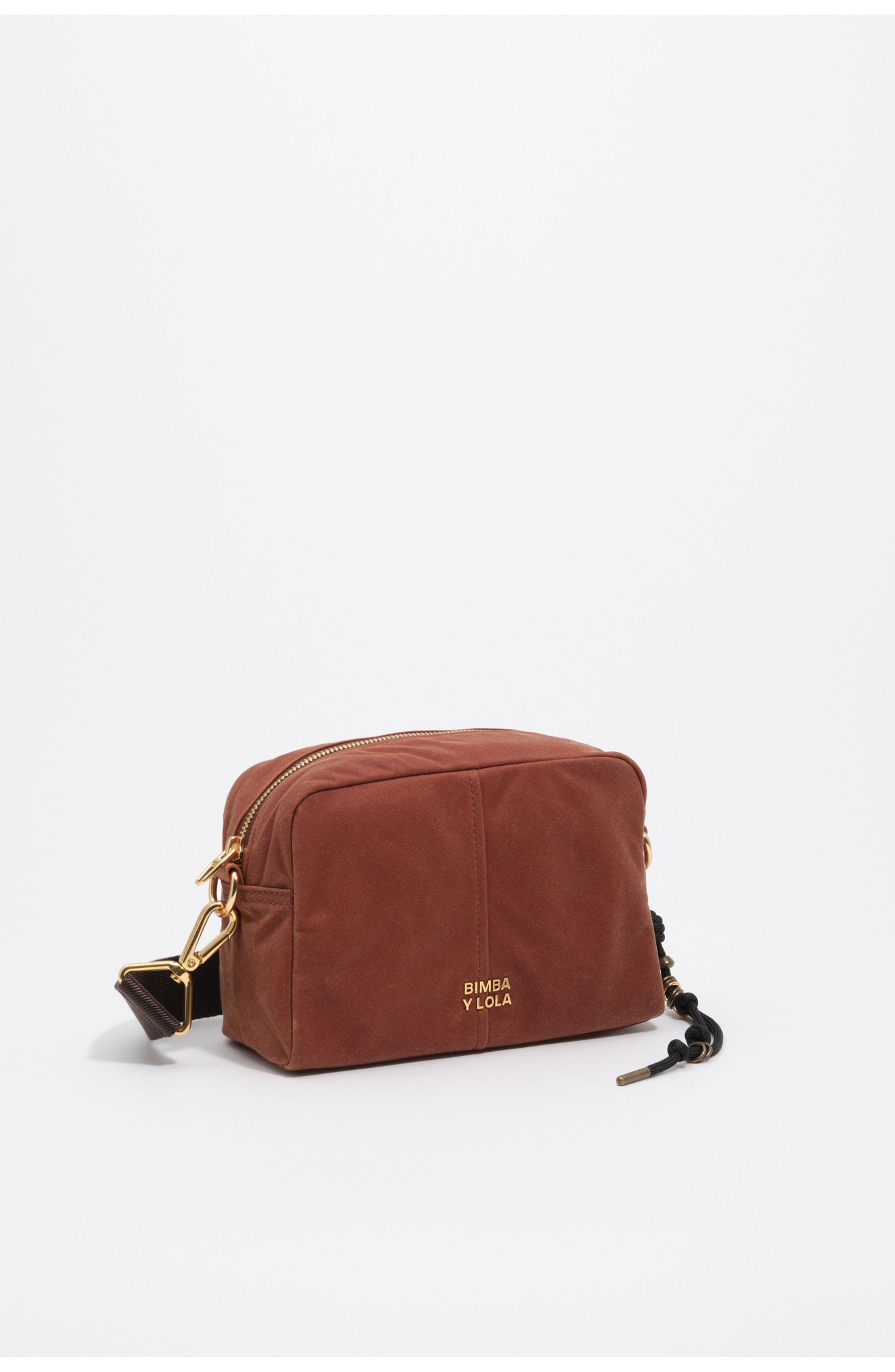 Medium Coated Crossbody Bag, Main, color, RUST
