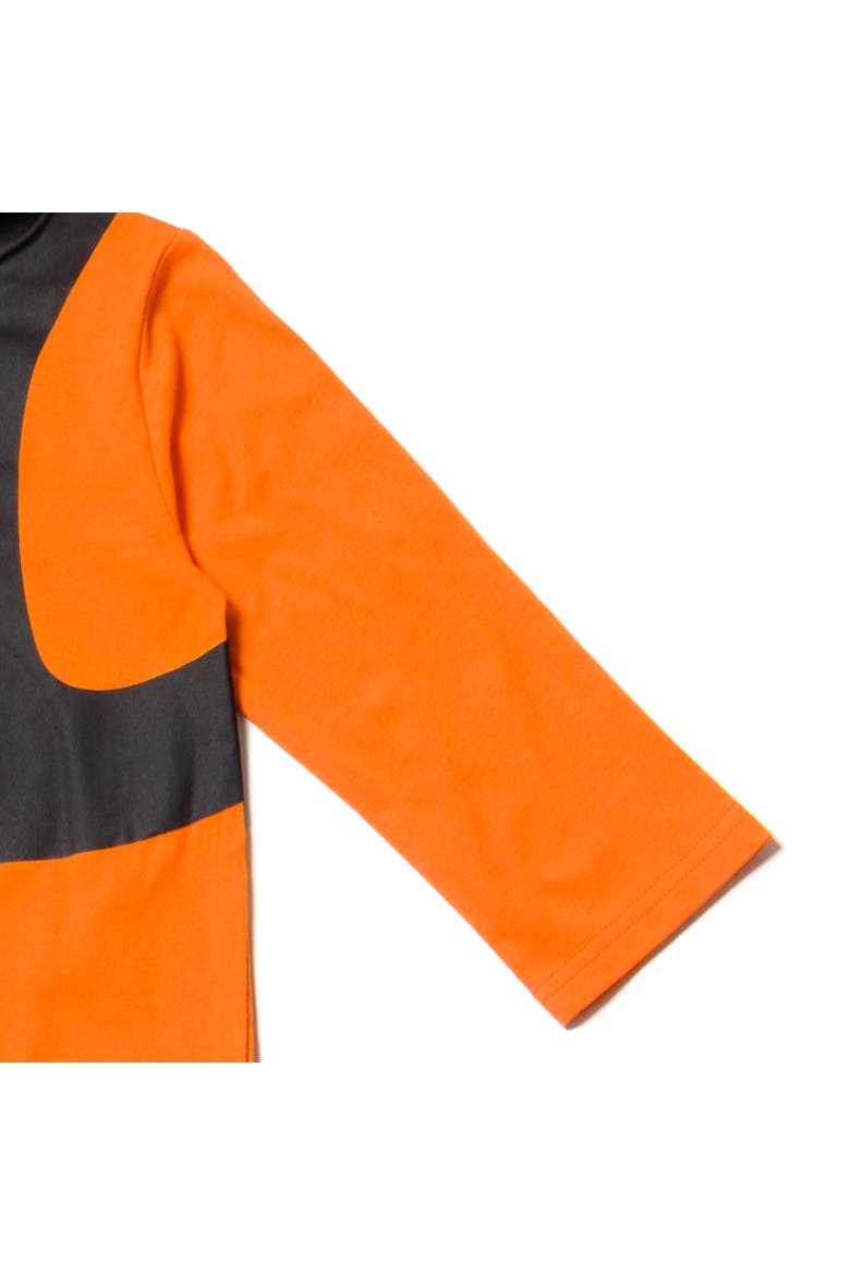 Mickey Mouse Cosplay Hooded One Piece, Alternate, color, Goofy Orange Blue