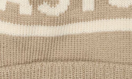Eastside Golf Pom Pom Beanie In Brown